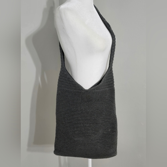 The Sak Gray Hand-Crocheted Hobo Bag - Picture 3 of 8